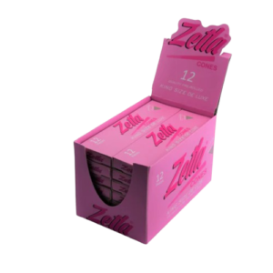 Pre-Rolled Cones Zetla King Size De Luxe Pink 12/14