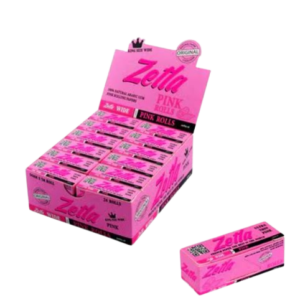 Zetla Rolling Papers Pink Rolls K/S wide (24 Packs)