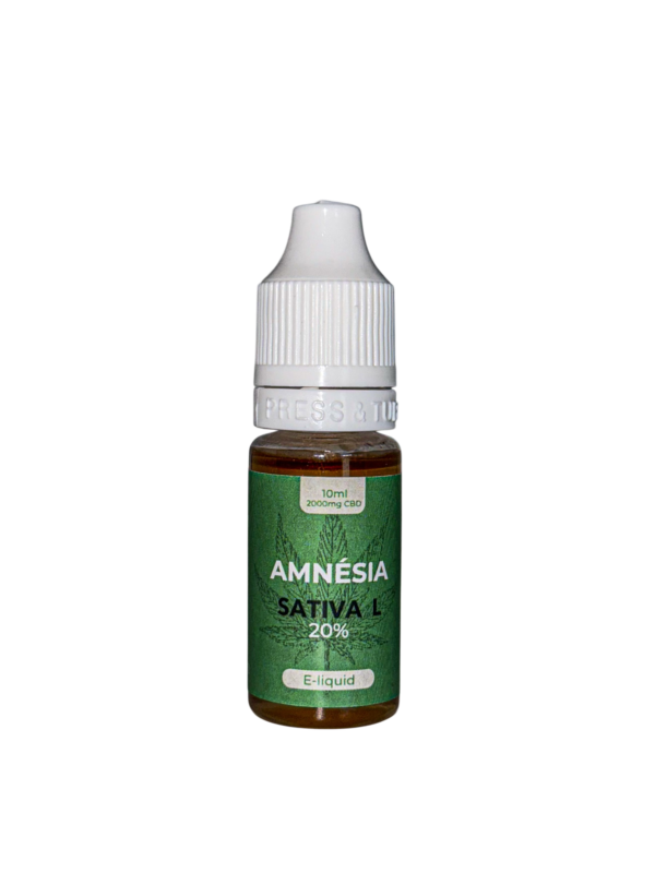 E-liquid CBD 20% Amnésia Sativa L, 10ml.