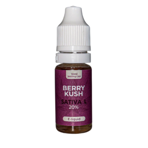 E-liquid CBD 20% Berry Kush Sativa L, 10ml.
