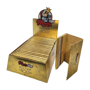 Mortalhas Monkey King Kingsize c/filtros Billionaire Gold