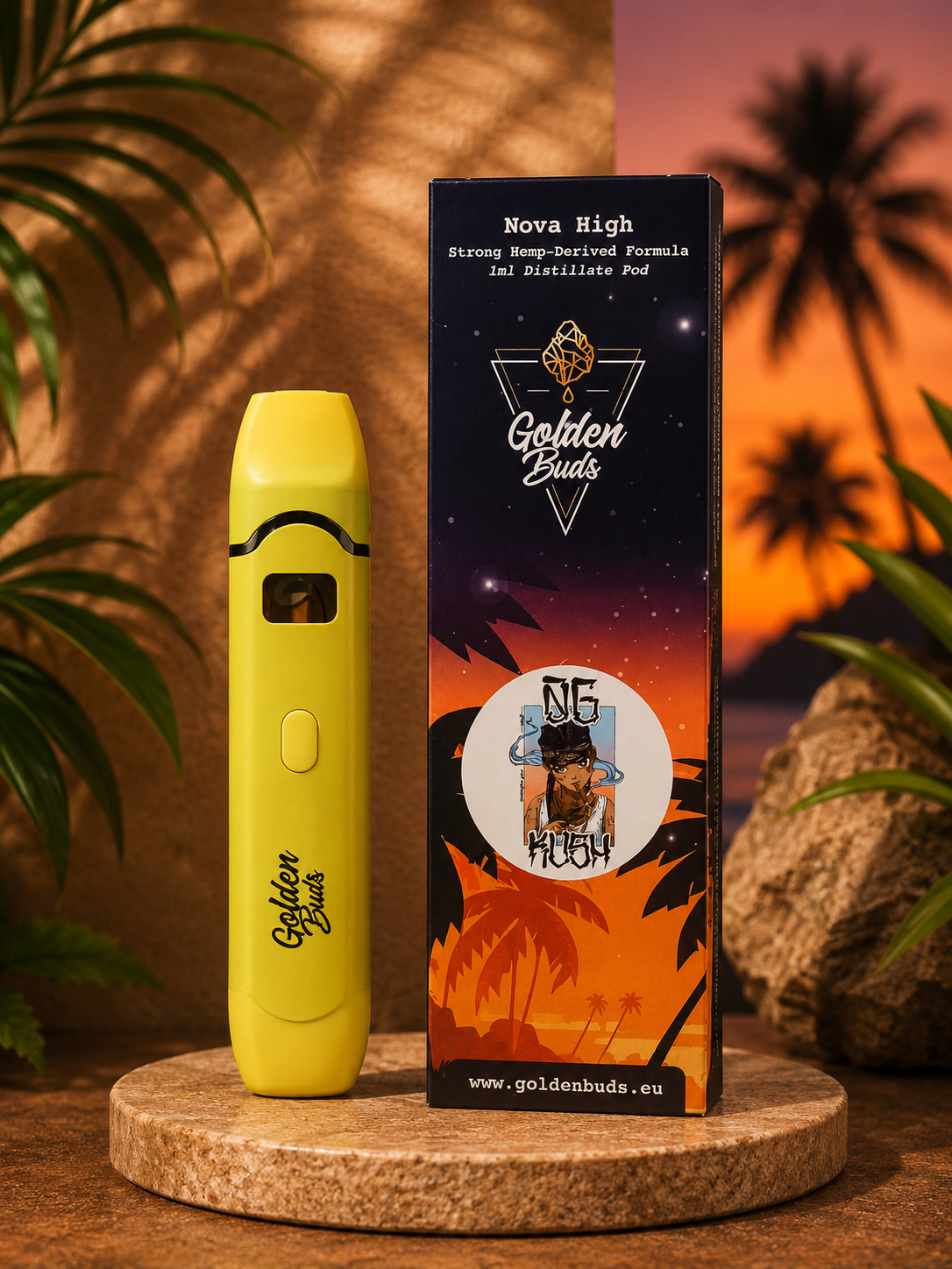 Golden Buds Nova High – Pods 1ml OG Kush